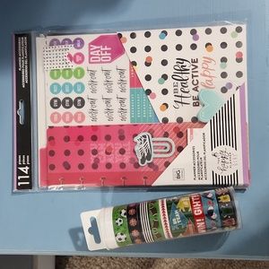 Planner accessories and washi tape